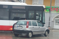 Sudar autobusa i automobila u Banjaluci