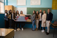 m:tel „Prijatelj znanja": Donacija televizora za Srednjoškolski centar „Petar Petrović Njegoš" u Čajniču