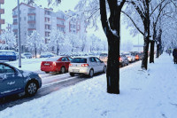 Колапс због снијега у Бањалуци