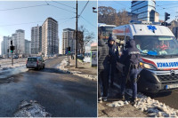 Incident kod Ekonomskog: Autom probila blokadu, nosila studenta na haubi