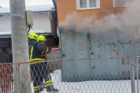 Ugašen požar na trafo stanici
