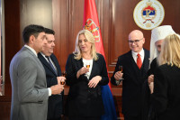 Zvaničnici na prijemu u Administrativnom centru Vlade Republike Srpske (FOTO)