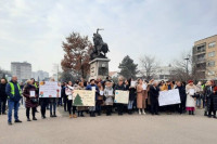 Bijeljina: Protest radnika vrtića "Čika Jova Zmaj"