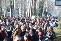 Mirno okupljanje studenata u Banjaluci: "Tišina se daleko čuje" (FOTO)