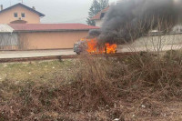 Gori auto u Glamočanima (VIDEO)