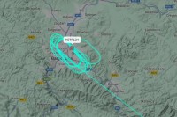 Britanski avion letio iznad Banjaluke za vrijeme mitinga