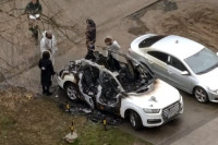 Gorio automobil direktora Željeznica