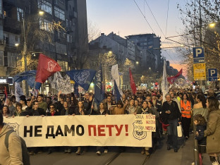 Protestna šetnja u Beogradu, Novi Sad u blokadi (VIDEO)