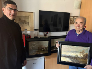 Opština Srbac dobila na poklon djela njemačkog slikara od gradiškog penzionera: Bardački pejzaži prešli pola svijeta