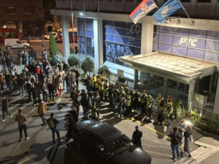 Studenti započeli 22-časovnu blokadu RTS-a