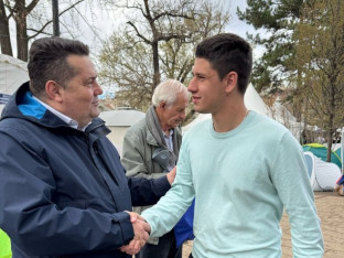 Stevandić posjetio studente u Pionirskom parku
