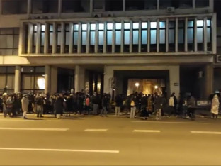 Studenti pokušali blokirati novosadsku Skupštinu