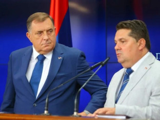 Počeo sastanak Dodika i Stevandića