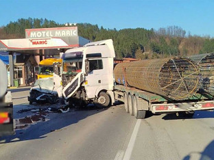 Uhapšen vozač kamiona zbog izazivanja saobraćajne nesreće