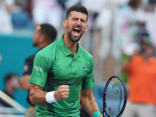 Šta je Đoković napisao na kameri nakon što se plasirao u polufinale Majamija (FOTO)