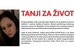Tatjani Tešić iz Banjaluke potrebna pomoć za liječenje