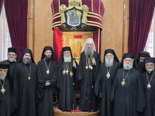 Susret u Svetoj zemlji: Patrijarh Teofil ugostio patrijarha Porfirija