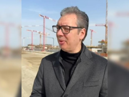 Вучић послао поруку са Експо градилишта (ВИДЕО)