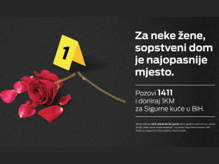 1 KM za novu šansu – pozovite 1411 i pružite podršku Sigurnim kućama!