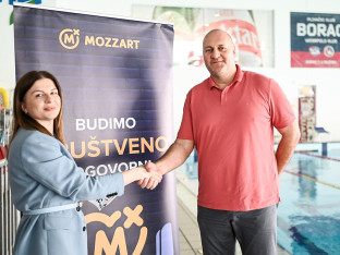 Mozzart pola decenije uz Plivački klub Borac