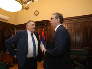 Vučić i Dodik uoči velikog skupa "Ne damo Srbiju"