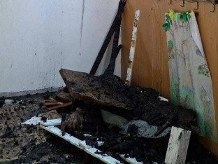 Kako izgleda dobojska škola nakon požara (FOTO)