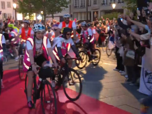 Studenti biciklisti stigli u Strazbur (VIDEO)