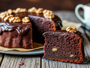 Recept dana: Posni čokoladni kolač sa orasima i bananama