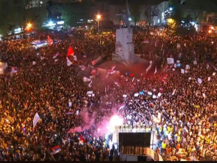 Studenati u Kraljevu: "Pumpaj, pumpaj, Ibar vodo!" (VIDEO)