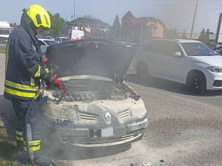 Gorio automobil u Banjaluci!