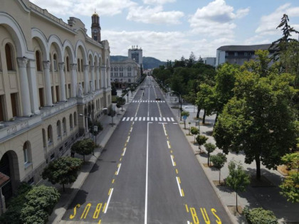 Обустава саобраћаја у центру Бањалуке