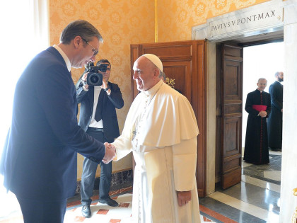 Vučić: Papa Franjo je bio glasnik nade
