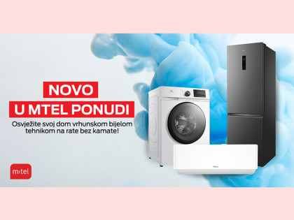 Врхунска бијела техника уз m:tel пакете!