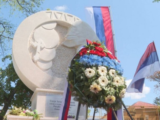 Obilježavanje godišnjice progona Srba iz Zapadne Slavonije u Gradiški