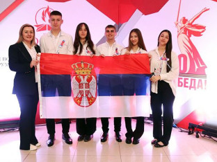 Srednjoškolci iz Istočne Ilidže na paradi u Moskvi