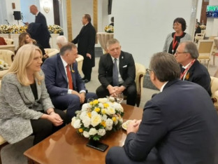 Dodik i Cvijanovićeva razgovarali sa Vučićem i Ficom