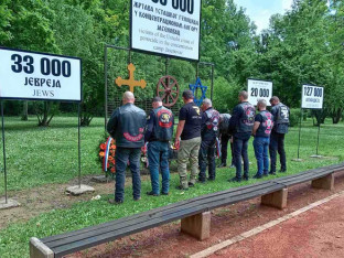 Bajkeri na memorijalnoj vožnji do Donje Gradine
