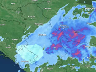 Snažan hladni front stigao u region