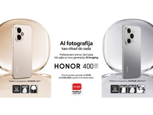 Naručite među prvima u m:tel-u: HONOR 400 i HONOR 400 Pro sa sjajnim poklonima!