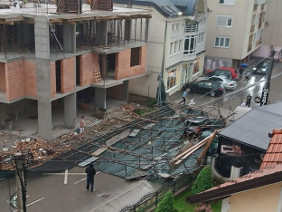 Policija o jučerašnjoj drami i padu skele u Doboju