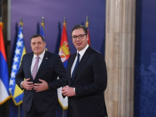 Dodik i Vučić se sastali u Beogradu
