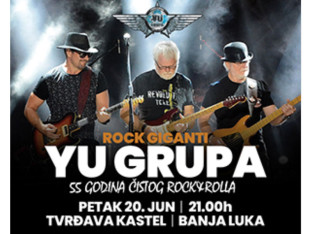 YU grupa slavi 55 godina karijere koncertom u Banjaluci!