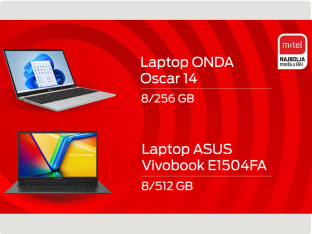 Pametan izbor za rad i učenje - ASUS i ONDA laptopi iz m:tel ponude