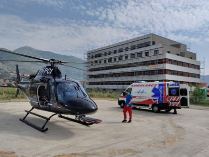 Još jedna uspješna evakuacija: Helikopter MUP-a prevezao novorođenče u Beograd