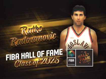 Ratko Radovanović zvanično u FIBA Kući slavnih