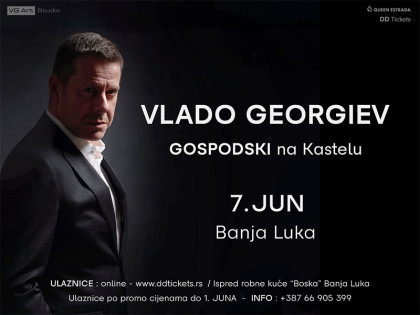 Koncert Vlade Georgieva u Banjaluci 7. juna