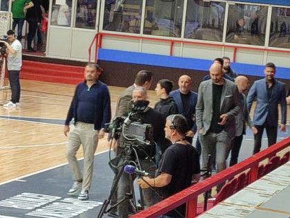 Krstić gleda meč u Boriku