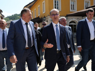 Dodik i Macut u Višegradu: Srpska u jakoj Srbiji uvijek ima partnera i brata