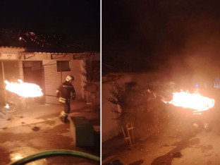 Požar na hipodromu, vatrogasci spasili 20 konja