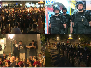 Opozicija proglasila pobjedu u Kosjeriću, studenti se okupljaju ispred Predsjedništva